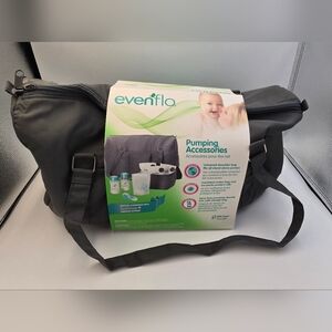 Evenflo Gray Kids Accessories Bag Cooler Milk Storage Ice Packs